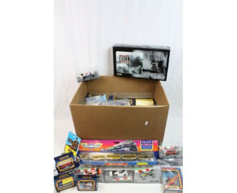 Large collection of boxed diecast models, to include Corgi, Ertl, Matchbox etc, vg condition