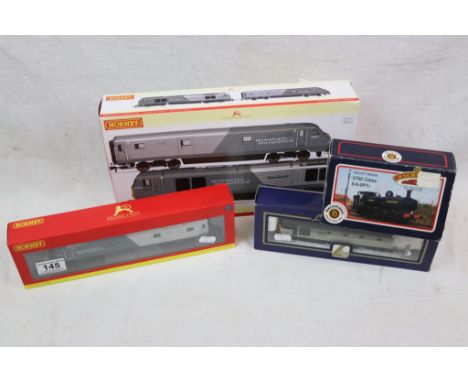 Boxed Hornby OO gauge R2951 Wrexham and Shropshire DCC Ready Train Pack (missing Thomas Telford part), boxed Hornby R4472 Dri