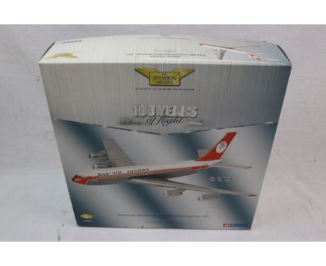 Boxed Corgi The Aviation Archive 100 Years of Flight 1903-2008 diecast model Boeing 707-321 Dan-Air, London Gatwick Airport, 