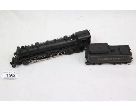 Samhongsa Sunset Models HO scale Canadian Pacific 5900 2-10-4 locomotive with tender