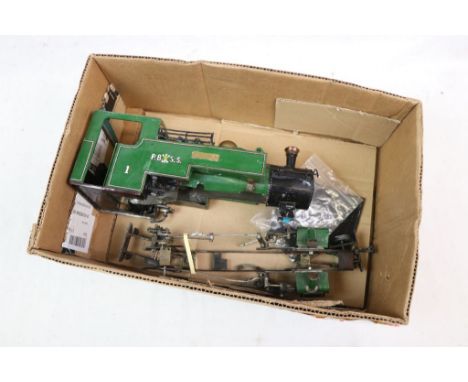 O gauge tin plate tank engine locomotive for repair 