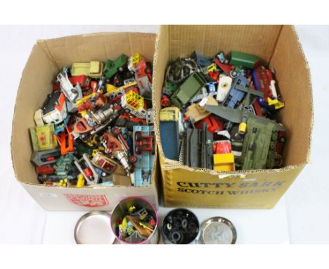 Collection of loose playworn diecast vehicle, to include Dinky, Corgi, Matchbox etc