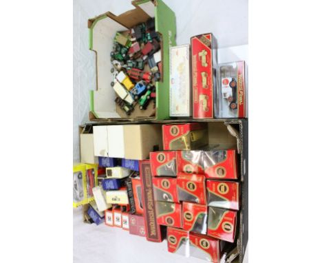 Collection of 60 diecast models to include 20 Matchbox of Yesteryear, 16x Lledo, 2x Oxford, 2x Corgi, 20x unboxed Matchbox mo