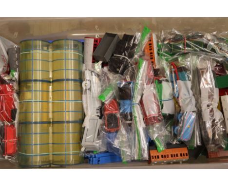 Large group of Thomas the Tank Engine model railway to include engines, track and trackside accessories