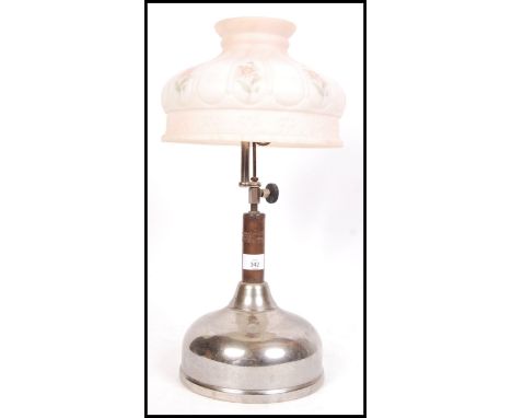 A rare - likely Coleman Lamp Co. - American made brass ' Quick - Lite ' style lantern / lamp. Brass construction, with origin