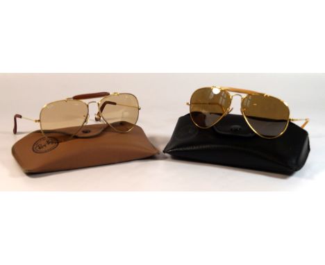 Two pairs of vintage Ray-Ban Bausch & Lomb sunglasses
To include a pair of Tortuga General sunglasses with RB-50 lenses, 12cm