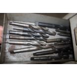 Contents of Drawer - (15) Assorted Size Drill Bits from 15/16" to 1 1/4"