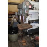 Delta Variable Speed Drill Press on Pedestal Stand, Catalog # 17-600, S/N 1388777
