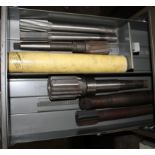 Contents of Drawer - (7) Assorted Size Tapered Reamers