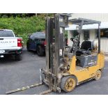 Caterpillar Model GC25, 5,000 lb. Capacity, Solid Tire, LP Gas Fork Lift, w Side Shift & 190" Lift