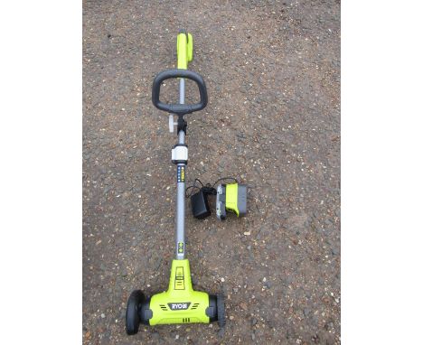 Ryobi patio cleaner with charger and accessories in working order