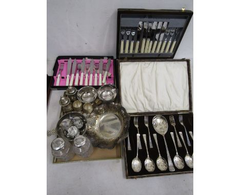 Glassware and cutlery sets