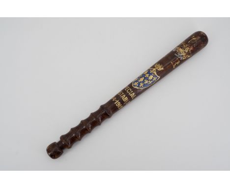 A 1914-1919 Special Constable truncheon, 39 cm