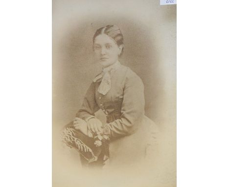 William Parton (British 19th - 20th Century) black and white silver gelatin print photograph, turn of the century group portr