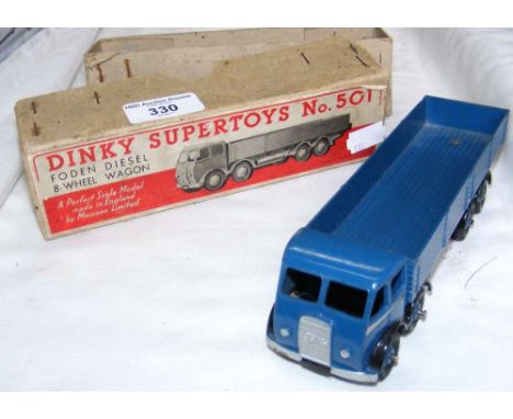 Boxed Dinky Supertoy No. 501 - Foden Diesel 8-wheel Wagon