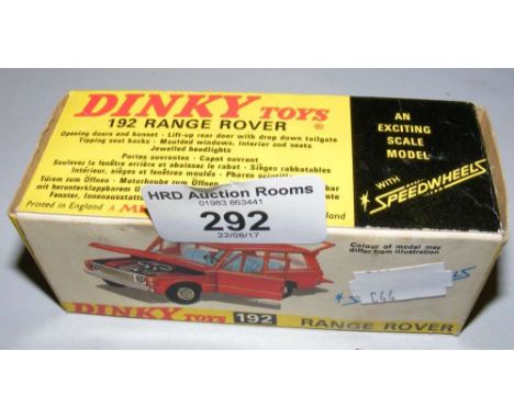 Boxed Dinky Toy No. 192 - Range Rover