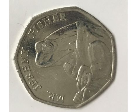 A collection of thirty-five genuine Royal Mint 50p coins, various dates, including Tale of Peter Rabbit x 7, Peter Rabbit por