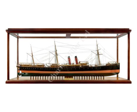 A FINE AND HIGHLY ORIGINAL 1:48 SCALE BUILDER'S MODEL FOR THE LINER S.S. MEXICO , BUILT FOR THE CIA. MEXICANA TRASATLÂNTICA B