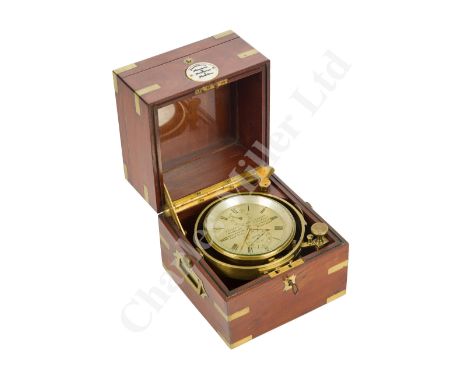 [HENRY] FRODSHAM, LIVERPOOL, A TWO-DAY MARINE CHRONOMETER, No. 2413, CIRCA 1840 the 4in. silvered dial signed, inscribed and 