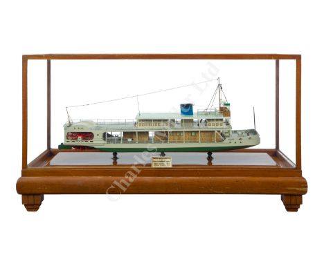 A BUILDER'S MODEL FOR THE 'EL HILAL' CLASS QUARTER-WHEEL PUSHER TUGS BUILT FOR THE SUDANESE GOVERNMENT AGENCY BY YARROW &amp;