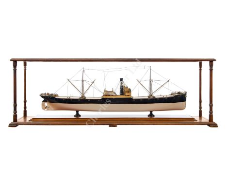 THE BUILDER'S MODEL FOR THE S.S. CORLAND BUILT FOR CORY COLLIERS LTD, BY S.P. AUSTIN &amp; SONS LTD, SUNDERLAND, 1917 the lam
