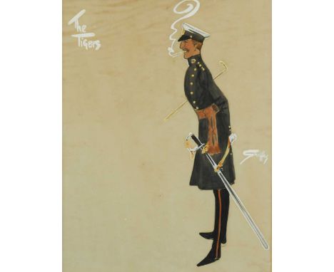 § Charles Johnson Payne, 'Snaffles' (1884-1967) 'The Tigers' - An officer of the Royal Leicestershire Regimentsigned right ce
