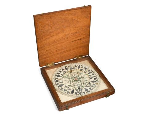 A six-inch Sir W. Thomson's Patent Threaded Compass by James White Glasgow, No. 9636 comprised of sixteen thin paper sections