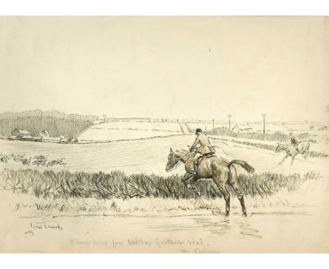 § Lionel Edwards RI (1878-1966) A collection of fifteen sketches, some relating to the unpublished book A Fair Hunting Countr