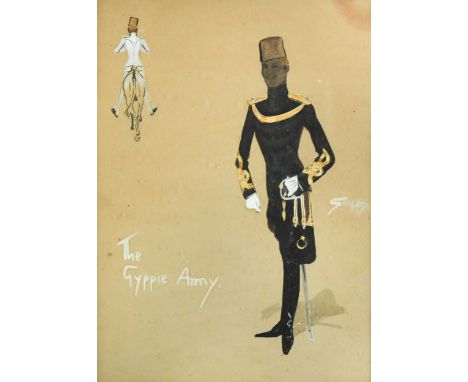 § Charles Johnson Payne, 'Snaffles' (1884-1967) 'The Gyppie Army' - An officer in the Egyptian Armysigned centre right 'Snaff