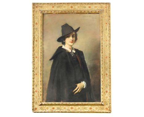 Sir Oswald Birley MC, RA, ROI (1880-1952) Portrait of Lady Birley (1899-1981)signed and dated upper right 'Oswald Birley / 19