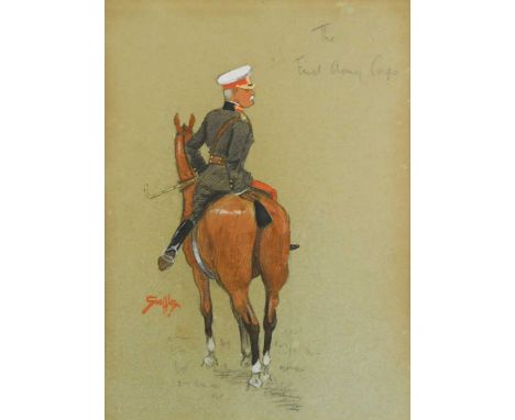 § Charles Johnson Payne, 'Snaffles' (1884-1967)  'The First Army Corps' signed lower left 'Snaffles' and inscribed with title