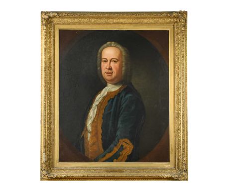 Circle of Thomas Hudson (1701-1779) Portrait of a gentleman, said to be Robert Surtees (d. 1759) of Milkwell Burn, Ryton, Cou
