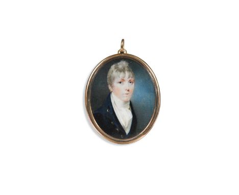 John Thomas Barber Beaumont (1774-1841) Portrait miniature of Captain Samuel Edward Cook (1787-1856), later Widdrington, RN, 