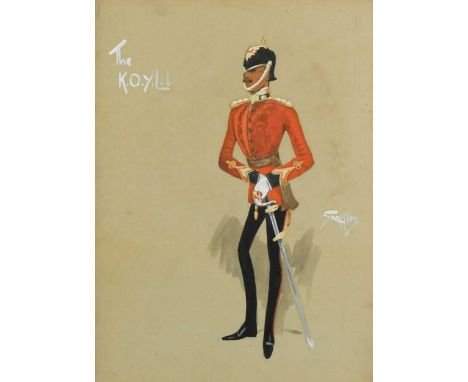 § Charles Johnson Payne, 'Snaffles' (1884-1967) 'The K.O.Y.L.I' - An officer of the King's Own Yorkshire Light Infantrysigned