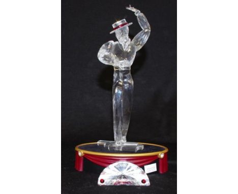 Swarovski Crystal Antonio "Magic of Dance" SCS 2003, includes stand &amp; plaque, 22cm high approx.  (excluding stand), box a