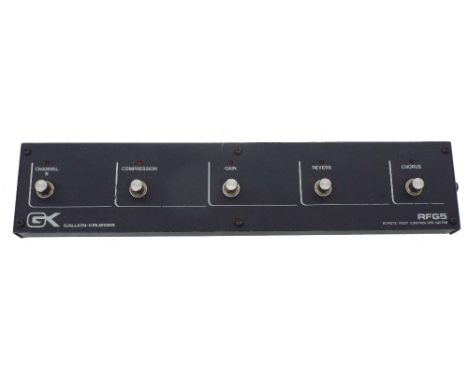 Gallien-Krueger RFG 5 guitar amplifier remote foot controller