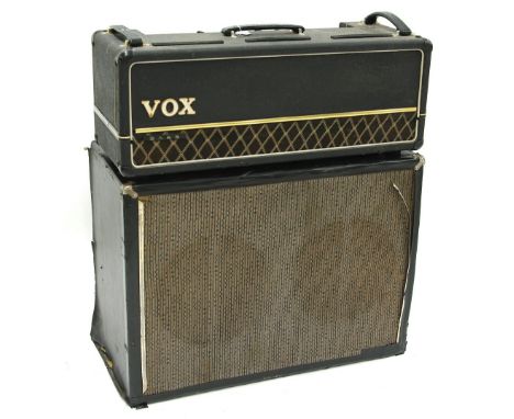 Mid 1960s Vox AC30B Bass guitar amplifier head (combo conversion), made in England, ser. no. 17663, chassis ser. no. 9995,  t