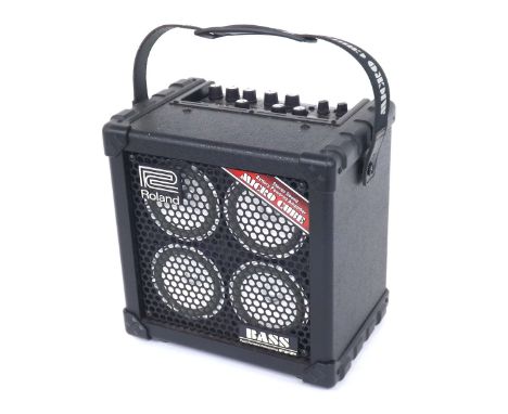 Roland Micro Cube Bass RX guitar amplifier, made in China