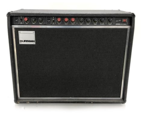 Burman Pro Series Pro-502 guitar amplifier, made in England, ser. no. E9793