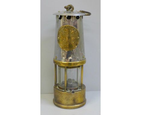 A Protector Lamp &amp; Lighting Co. Type 6 miner's lamp 