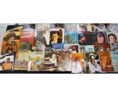 A Collection of 1970's &amp; Later Lp's records to include: Rolling stones, Janis Ian, Marvin Gaye, George Benson, Crosby Sti