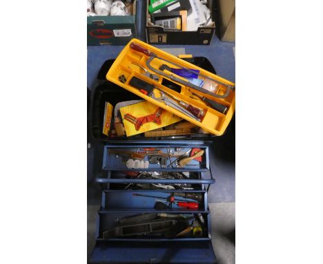 Two Boxes of Work Shop Tools 