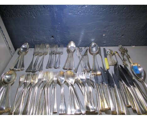 Silver plated cutlery and flatware, to include Arthur Price knives and forks 
