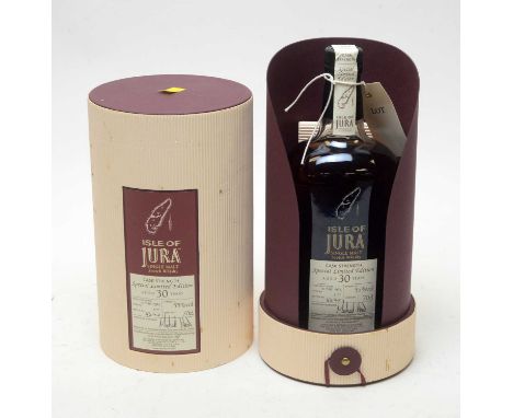 Isle of Jura Single Malt Scotch Whisky Cask Strength Special Limited Edition Aged 30 Years 1 bottle(70cl) 55% vol, Cask Laid 