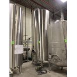 Konig 12631 liter jacket insulated fermenter tank, model FT-100H, jacket pressure 35 psig, vessel