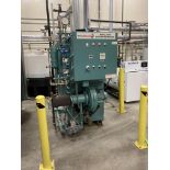 Cleaver Brooks 2,500,000 btu input boiler with condensation tank assembly, model M5M-2500, series