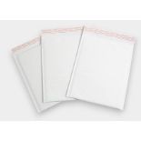 500 BUBBLE WHITE ENVELOPES WITH PEEL AND SEAL TOUGH LIGHT PADDED (180 X 265MM)