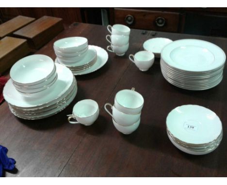 including tea cups, saucers, side plates, dinner plates and other wares (38) 