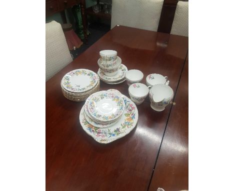 including, cups, saucers, side plates and sandwich plate, together with some Richmond plates (25) 