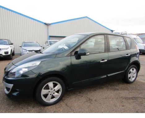Make &amp; Model: Renault Scenic Dyn DCI 105Date of Reg: YY59 BCEColour: Greencc: 1461MoT: 02-06-2022Fuel Type: DIESELMileage